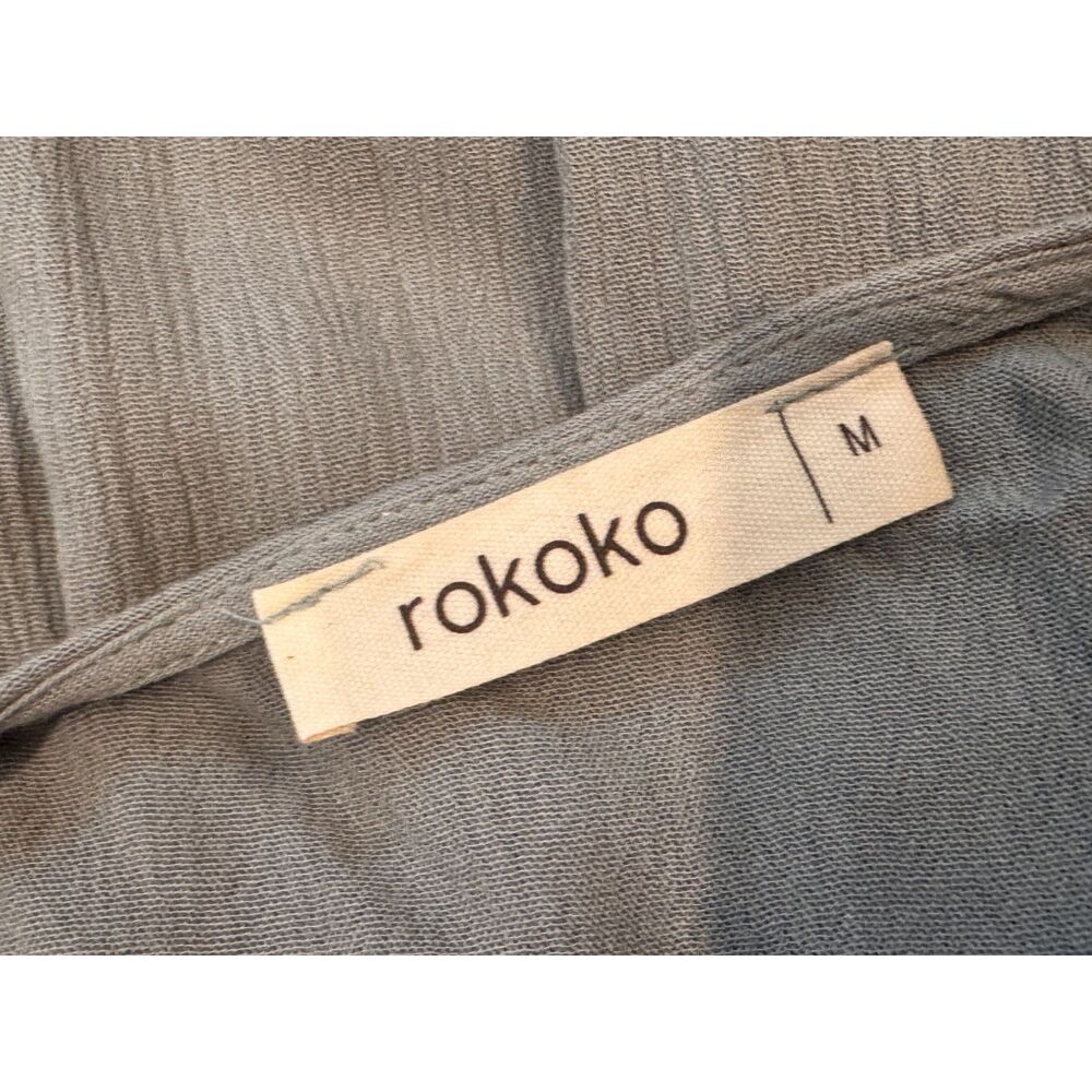 Rokoko Wide Leg Tie Back Sleeveless Jumpsuit Medium - Picture 6 of 7